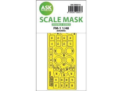 1/48 FM-1 double-sided express fit mask for Eduard