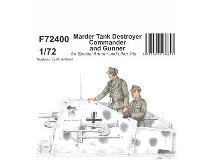 1/72 Marder Tank Destroyer Commander and Gunner
