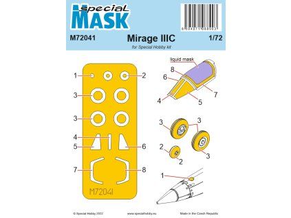 1/72 Mirage IIIC MASK