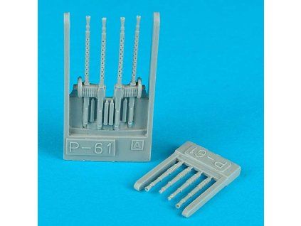 1/48 P-61A Black Widow gun barrels - MONOGRAM