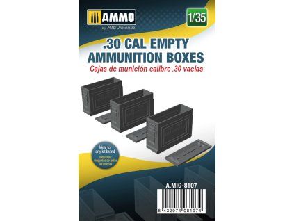 1/35 .30 cal Empty Ammunition Boxes