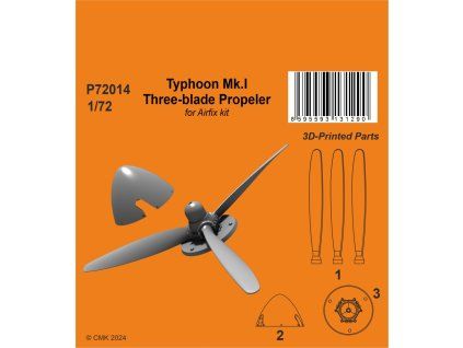 1/72 Typhoon Mk.I Three-blade Propeler
