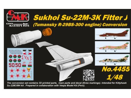 1/48 Sukhoi Su-22M-3K Fitter J (Tumansky R-29BS-300 engine) Conversion