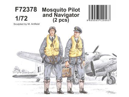 1/72 Mosquito Pilot and Navigator