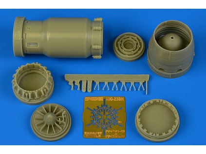 1/48 MiG-23BN early exhaust nozzle - opened - TRUMPETER