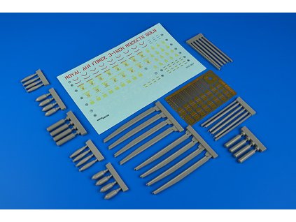 1/32 R.A.F. 3-inch 60lb rockets