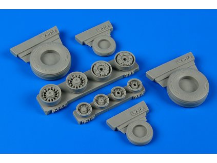1/48 F-14A Tomcat weighted wheels - ACADEMY