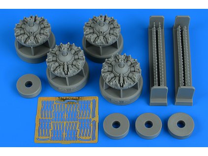 1/48 B-17G flying fortress engine set - HK MODEL