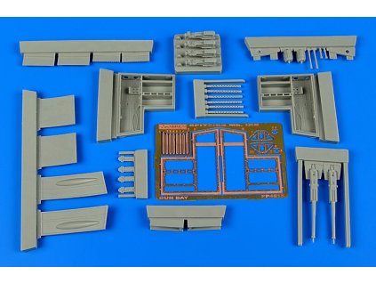 1/48 Spitfire Mk.IXe gun bay - EDUARD