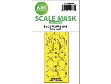1/48 Su-22M3/M4 one-sided express fit mask for Kitty Hawk