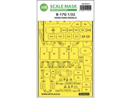 1/32 B-17G express fit mask for HK Model