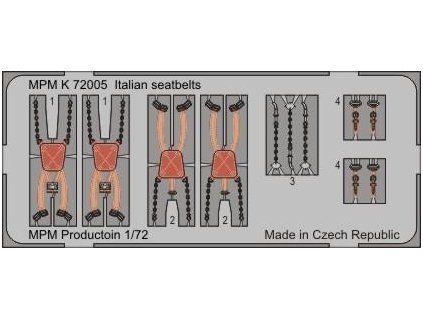 1/72 Italian seatbelts