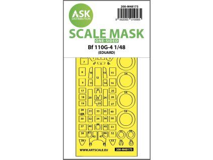 1/48 Me 110G-4 one-sided express fit mask for Eduard