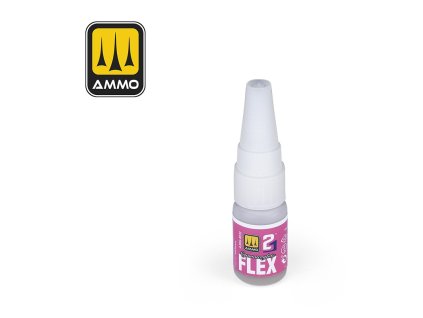 AMMO Cyanoacrylate Flex (21gr) / Cianoacrilato Flexible (21gr) - Jar 21 gr