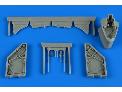 1/48 MiG-17F Fresco C wheel bay for AMMO kit