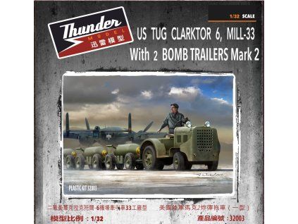 1/32 US Army Clarktor6 Mill33 with Bomb Trailers