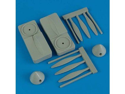 1/48 P-38 Lightning propeller w/tool - HASEGAWA