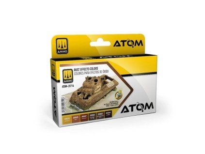 ATOM Rust Effects Colors Set - 6x 20ml