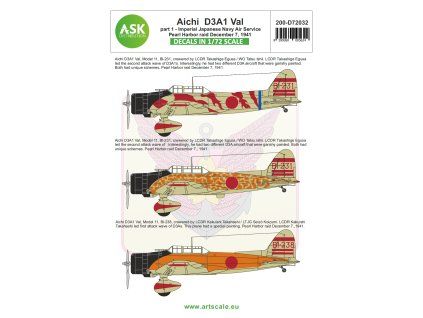 1/72 Aichi D3A1 Val part 1 - Pearl harbor raid, 7. December 1941