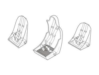1/48 Junkers Ju88A/C/G Seats for Drag