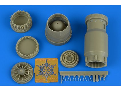 1/48 MiG-27 early exhaust nozzle - opened - TRUMPETER