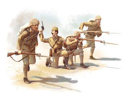 1/35 Turkish Infantry (1915-1918) (4 figures)
