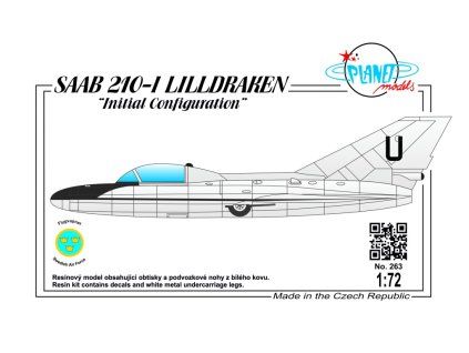 1/72 SAAB 210-I LILLDRAKEN Initial Configuration