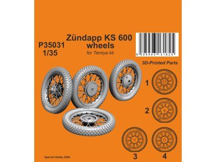 1/35 Zündapp KS 600 Wheels 1/35