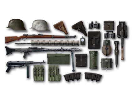 1/35 WWII German Infantry Weapons & Equipment