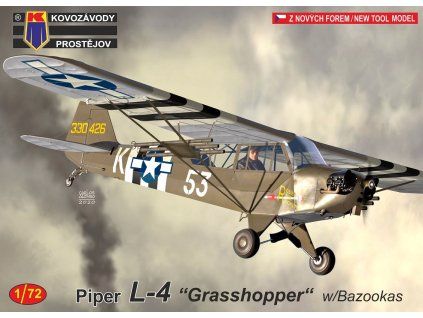 1/72 Piper L-4 „Grasshopper“ w/Bazookas