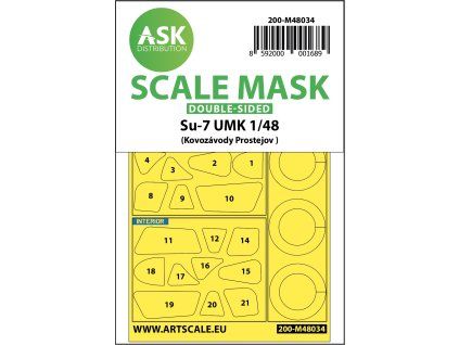 1/48 Su-7 UMK double-sided painting mask for KP