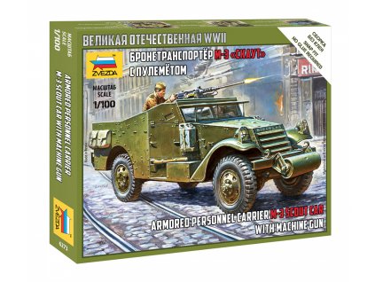 Wargames (WWII) 6273 - Soviet M-3 Scout Car with Machine Gun (1:100)