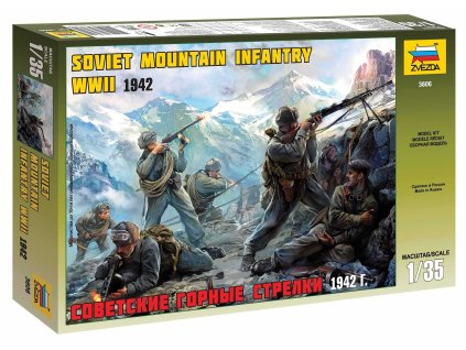 Zvezda 3606 - Soviet Mountain Troops WWII (1:35)