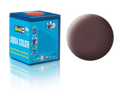 Revell Aqua Color - 36184: matná koženě hnědá (leather brown mat)