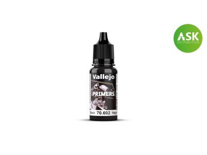 Vallejo Surface Primer 70602 Black (18 ml)