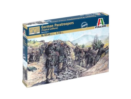 Italeri 6134 - WWII - German paratroopers (tropical uniform) (1:72)