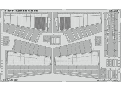 P-39Q landing flaps 1/48 recommended for ARMA HOBBY