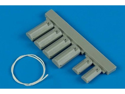 1/32 U.S.A.F. wheel chock with nylon thread