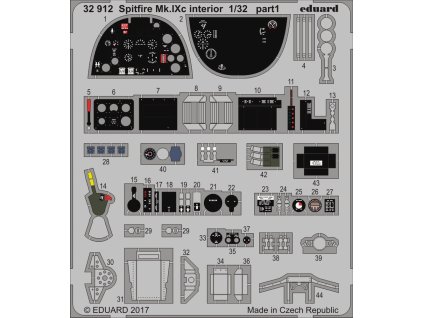 Spitfire Mk.IXc interior  1/32 recommended for REVELL