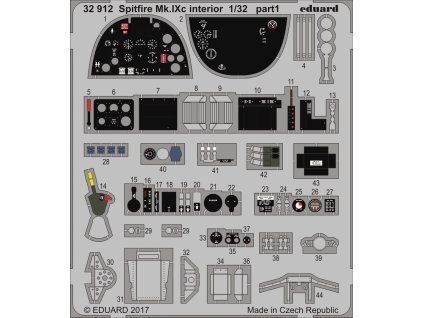 Spitfire Mk.IXc interior 1/32 recommended for REVELL