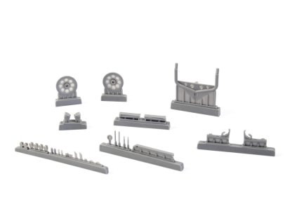 1/35 Trailer for Goliath Tracked Mine, for Tamiya