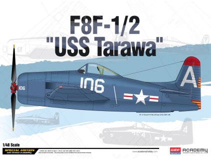 Academy 12313 - F8F-1/2 "USS Tarawa" LE: (1:48)