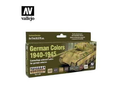 Vallejo Model Air AFV Set 71206 German WWII Colors 1940-1945 (8)