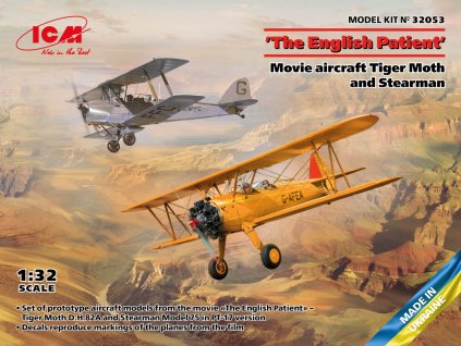 1/32 'The English Patient'. Movie aircraft Tiger Moth and Stearman