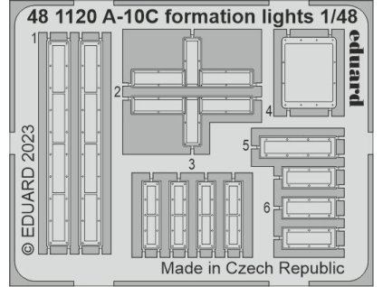 A-10C formation lights 1/48 recommended for ACADEMY