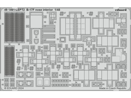 B-17F nose interior 1/48 recommended for EDUARD