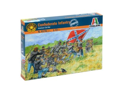Italeri 6178 - CONFEDERATE INFANTRY (AMERICAN CIVIL WAR) (1:72)