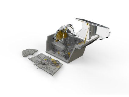 Bf 109K-4 cockpit PRINT 1/48 recommended for EDUARD