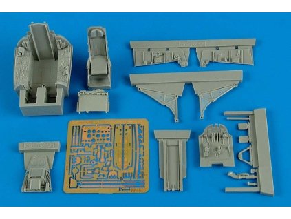 1/48 F-100C Super Sabre cockpit set - (early versi