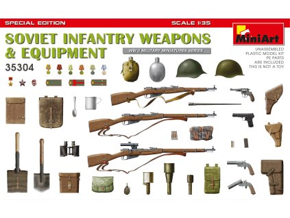 1/35 Soviet Infantry Weapons and Equipment. Special Edition